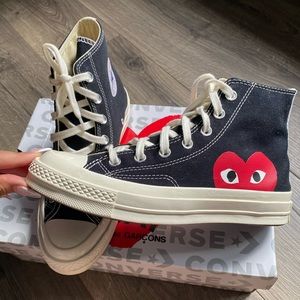Coverse x CDG High Tops - 8W